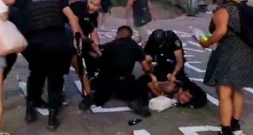 Detención de artistas en Rosario por pintar 