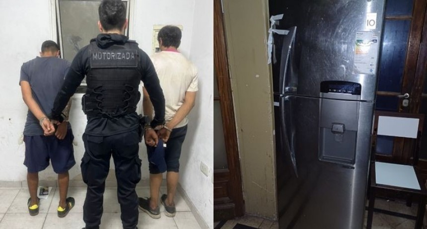 Intentaron robar una heladera y fueron detenidos en barrio Martin