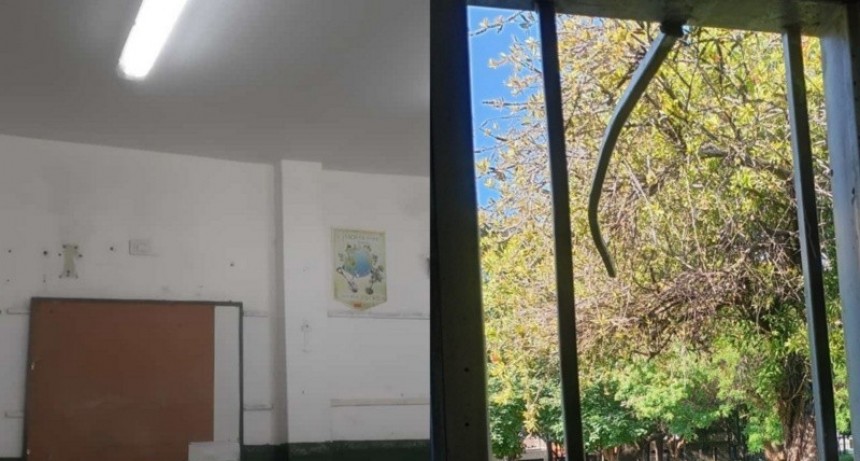 Ola de robos en la escuela Vigil: tuvieron que esconder ventiladores para evitar más saqueos
