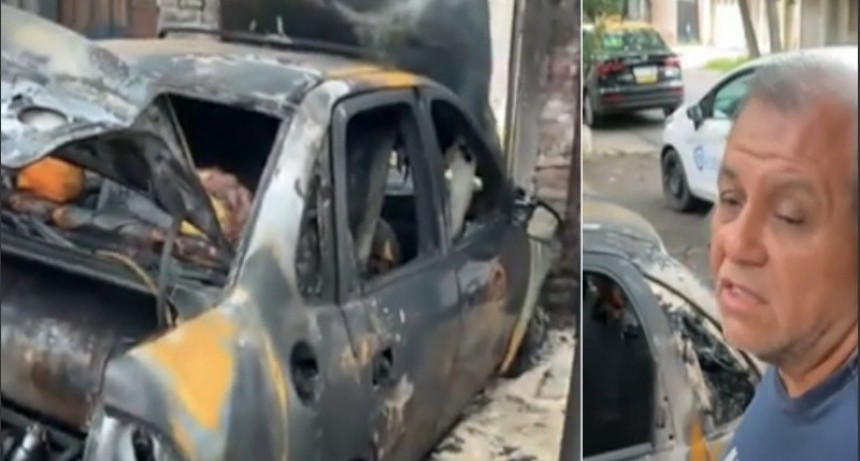 Más ataques en en la ciudad: taxi incendiado y seccional policial baleada