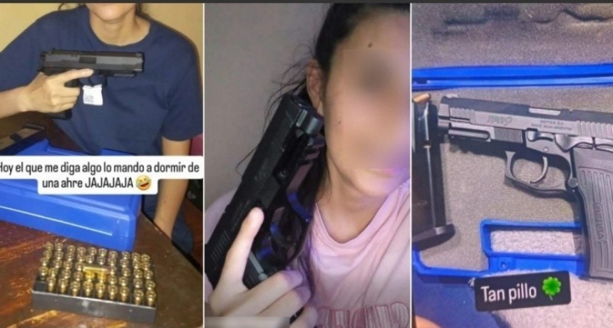 Separarán de la Policía de Santa Fe a agentes que posaron con armas en redes sociales