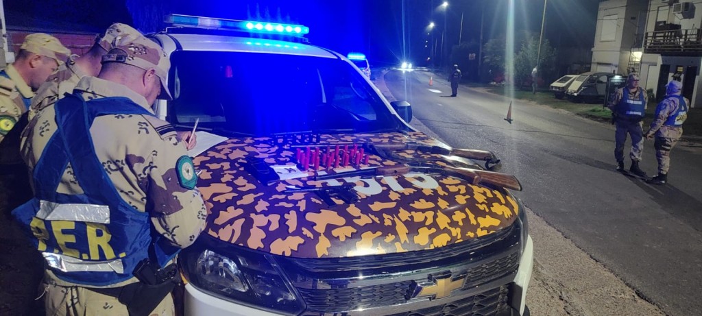 Secuestran seis armas de fuego en operativos de la Brigada Gualeguaychú