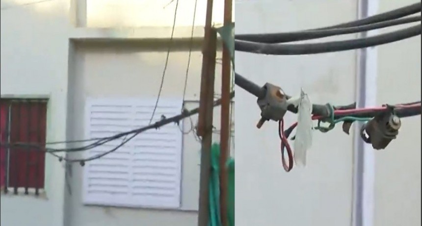 Robo de cables en Fonavi deja riesgo de electrocución