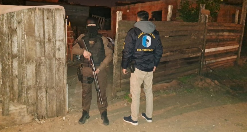 El titular del Sindicato de Municipales de Concordia estaba en una casa allanada por drogas