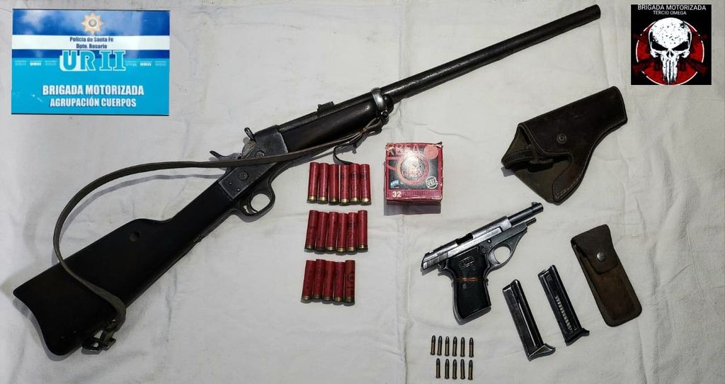 Un hombre fue detenido con armas tras agredir a su pareja en barrio Alberdi