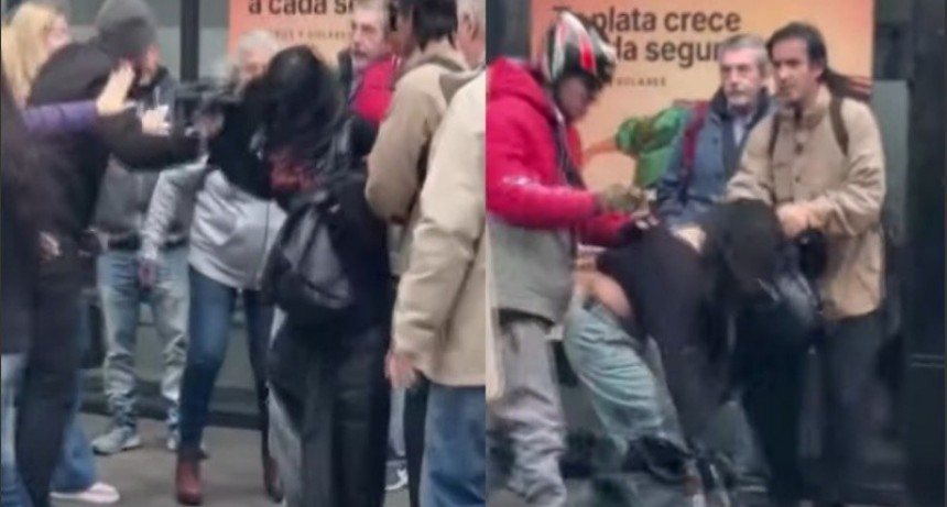 Detienen en pleno centro a una mujer acusada de robar dólares a la salida de un banco