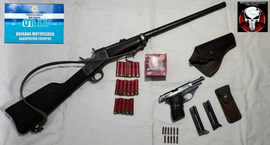 Un hombre fue detenido con armas tras agredir a su pareja en barrio Alberdi