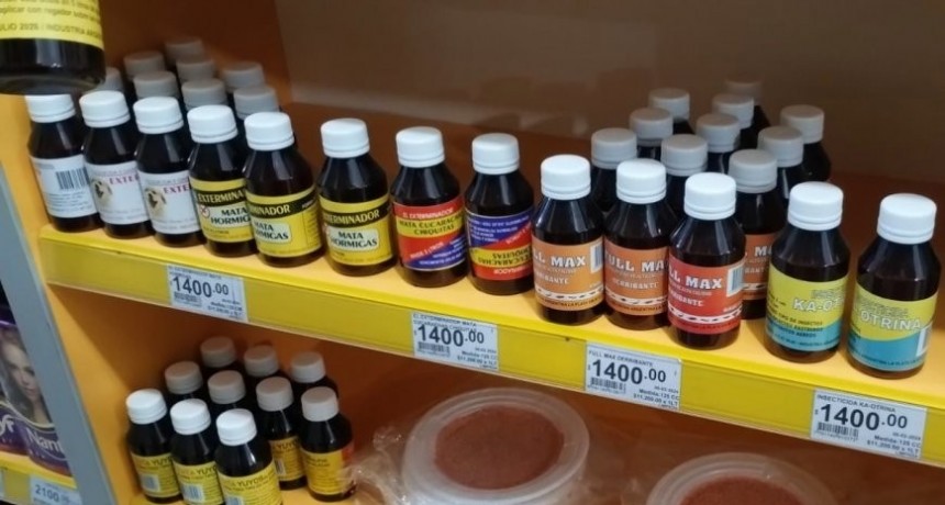 Decomisan plaguicidas prohibidos por tener glifosato en un supermercado de Gualeguaychú