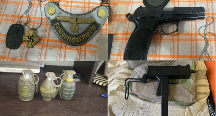 Encuentran muerto a un hombre con armas y símbolos nazis en su departamento