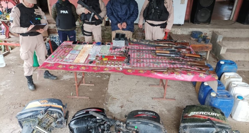 Allanamientos múltiples: Prefectura desbarató una banda de contrabandistas