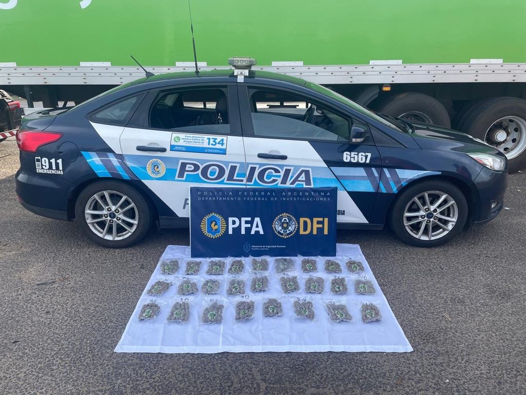 Concordia: Secuestran ocho kilos de cocaína y caen dos sospechosos en distintos operativos