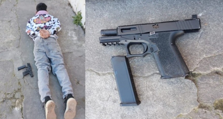 Detuvieron a un hombre tras balear una casa y huir en moto en la zona sur