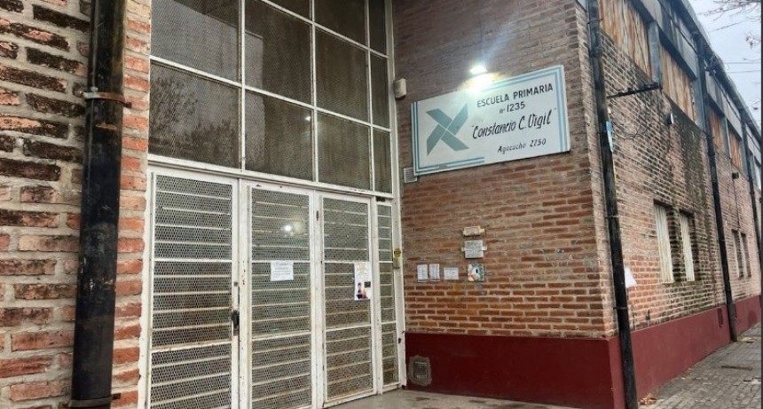 La escuela Vigil suspendió clases tras una serie de robos en sus instalaciones