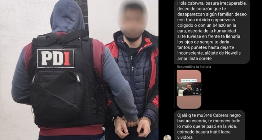 Se entregó el joven que amenazó fríamente al periodista Hernán Cabrera y será imputado