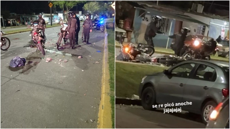 Incidentes en La Florida tras un operativo policial en un encuentro de motos