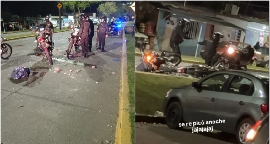 Incidentes en La Florida tras un operativo policial en un encuentro de motos