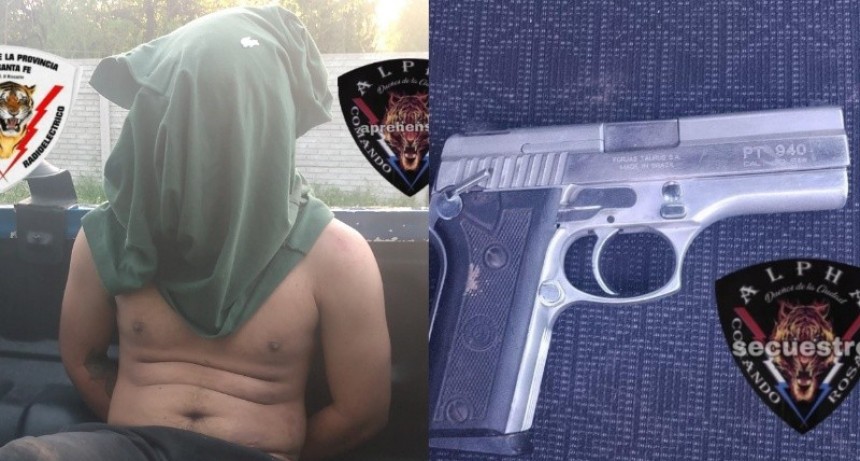 Sospechoso con pedido de captura por tentativa de homicidio aprehendido en una balacera en una plaza