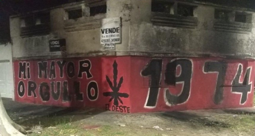 Otros cuatro detenidos por nuevas pintadas de Newell's en zona oeste